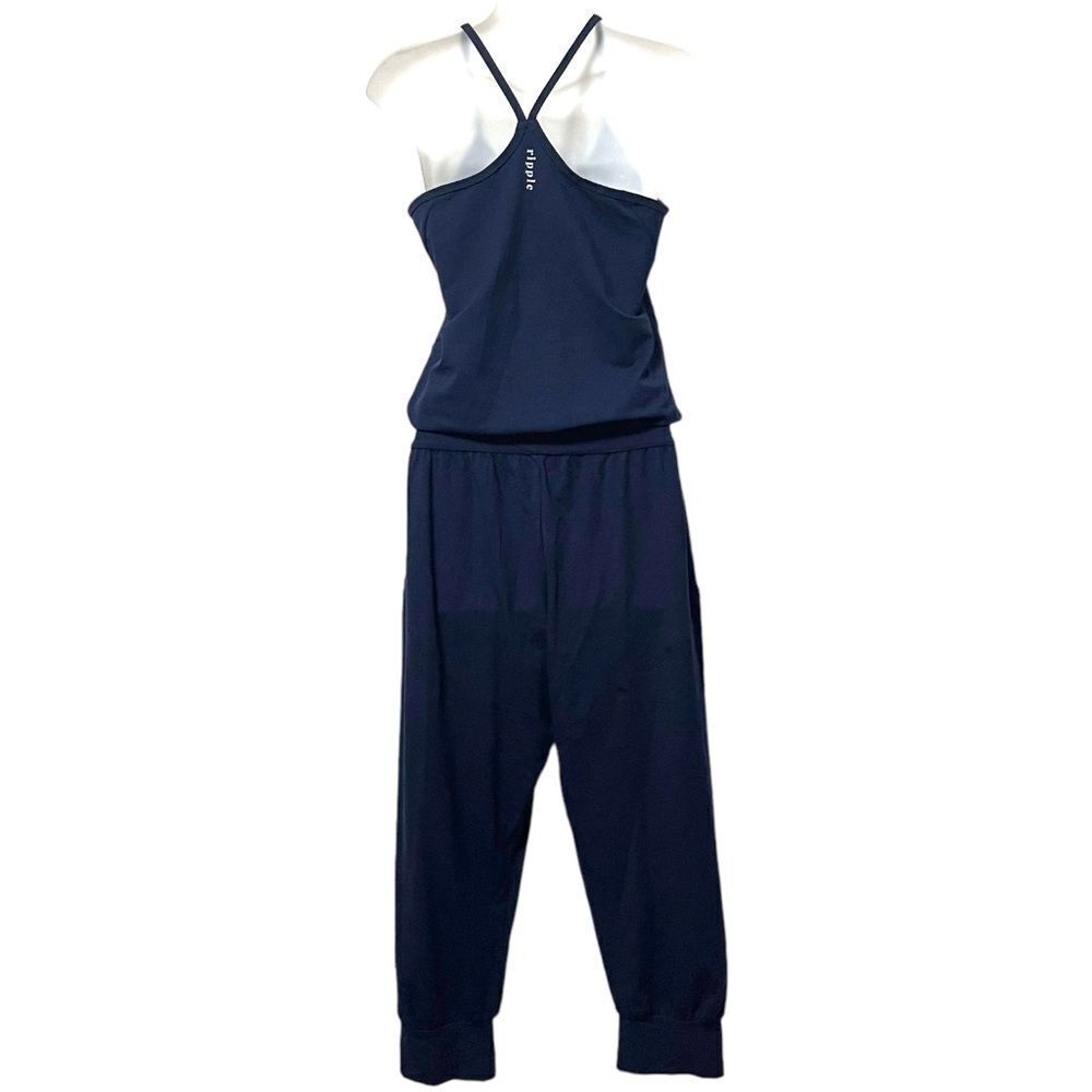 RIPPLE Yoga Jumpsuit Navy Blue L - Picture 6 of 11